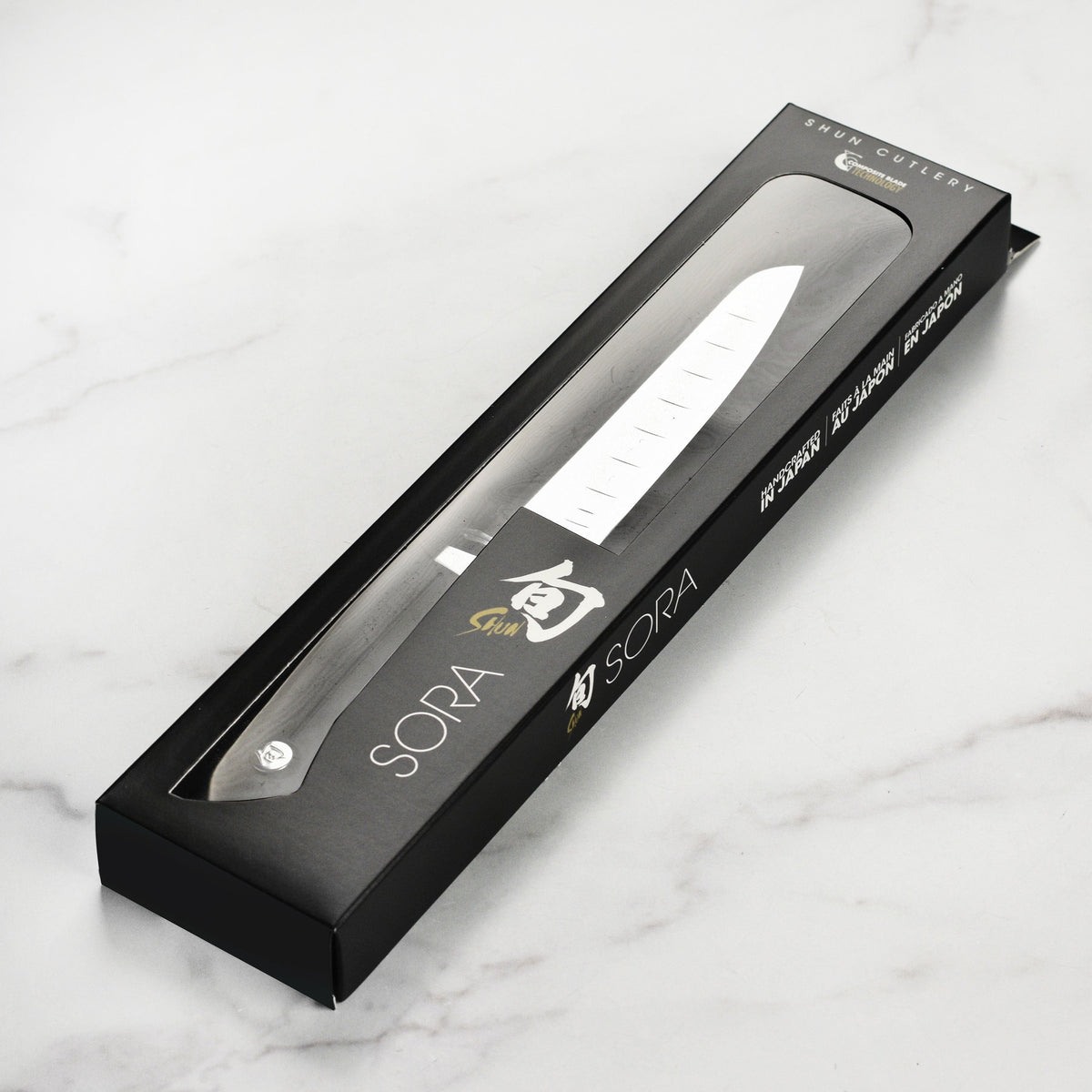 Shun Sora 5.5" Hollow Edge Santoku Knife