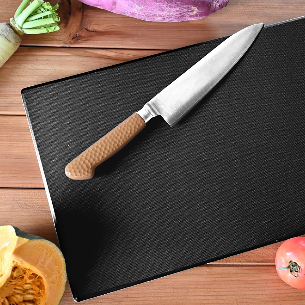 Hasegawa Pro-PE Black Cutting Board, 23.6 x 15.7"