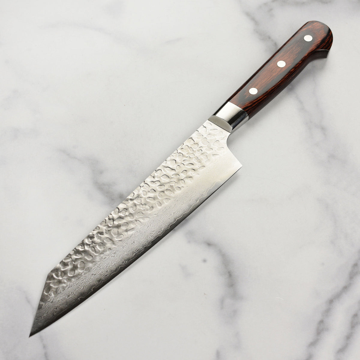Takayuki Hammered Damascus 7.5" Bunka