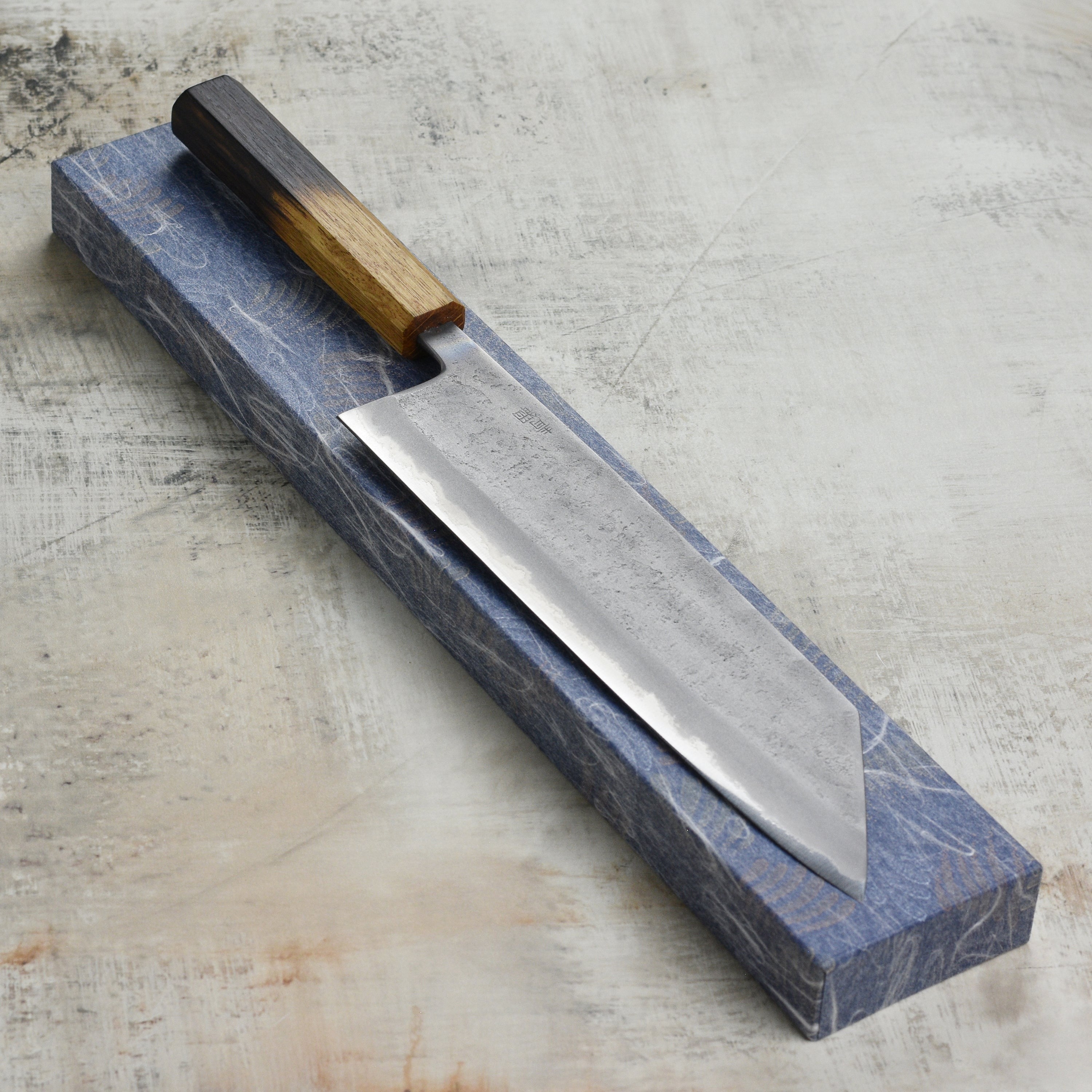 Motokyuuichi Aogami #2 Nashiji Stainless Clad 9.4" Kiritsuke