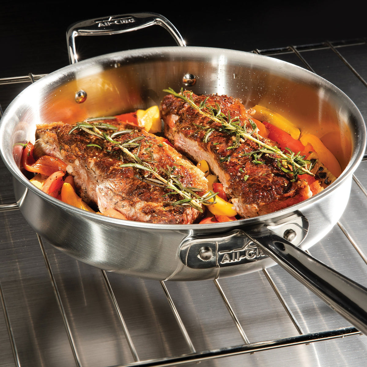 All-Clad d5 Brushed Stainless 14 Piece Cookware Set