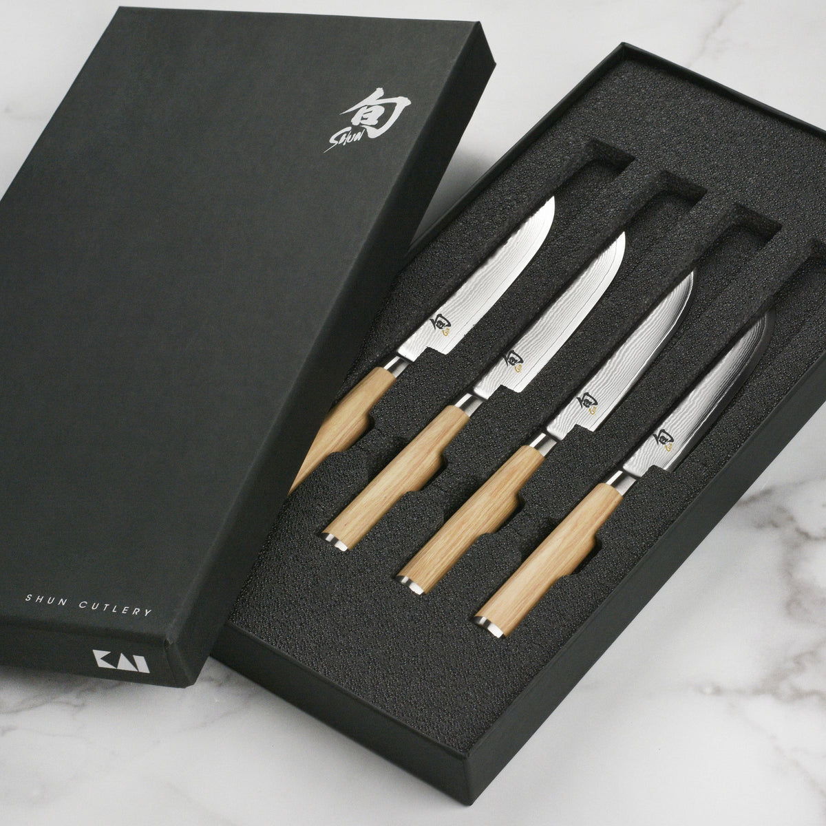 Shun Classic Blonde 4 Piece Steak Knife Set