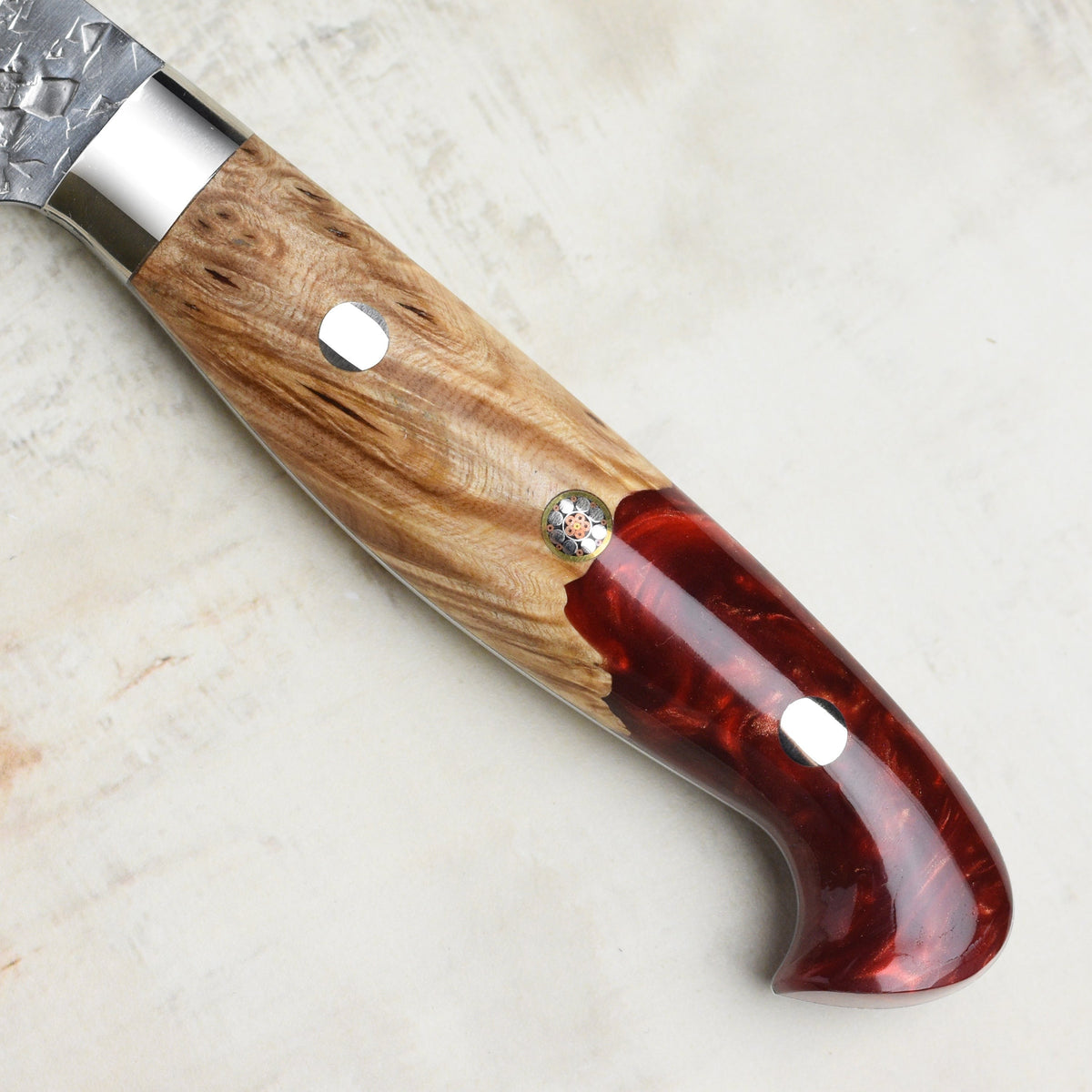 Kurosaki Shizuku Forged SG2 Damascus 9.4" Sujihiki with Saya