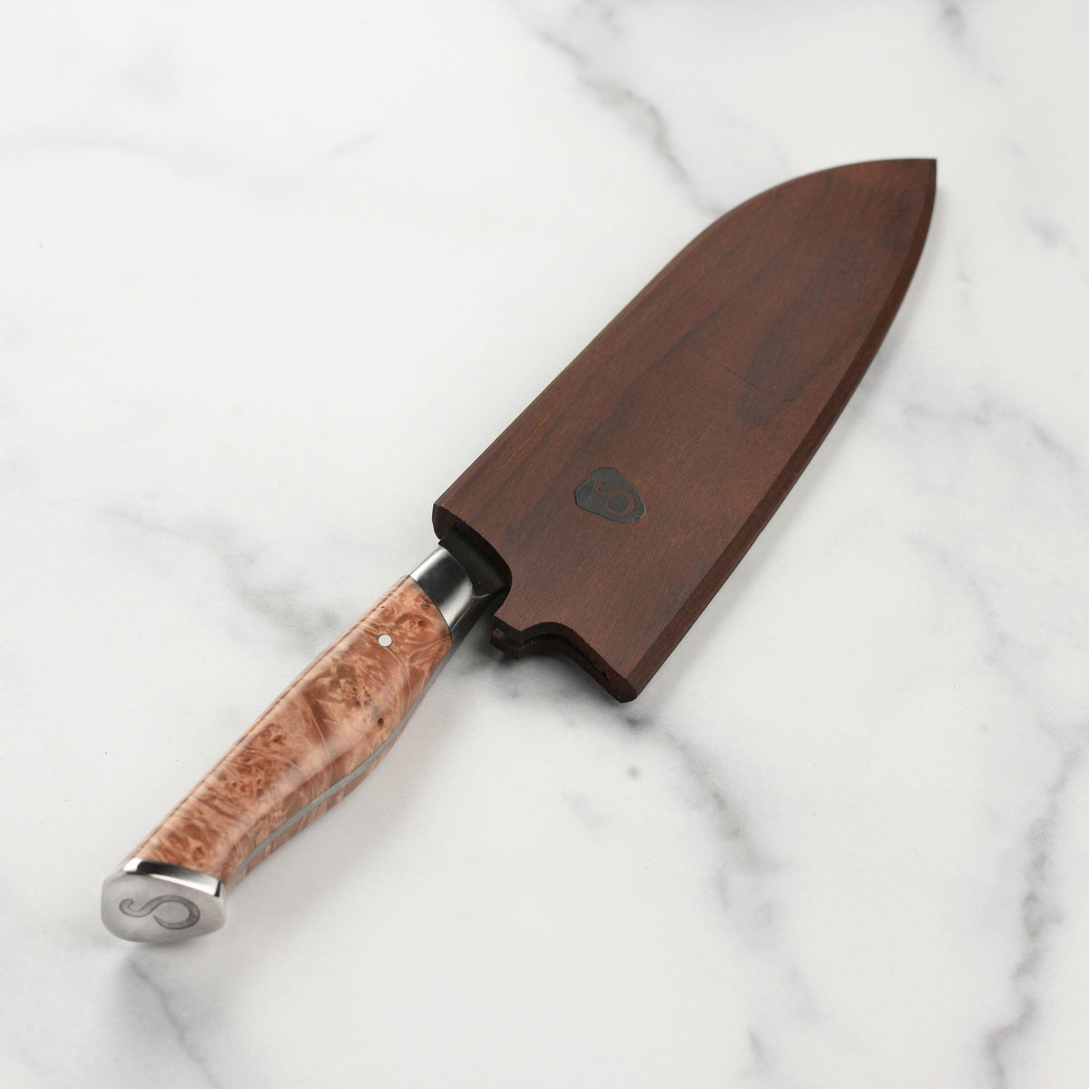 Steelport Carbon Steel 6" Chef's Knife with Oregon Maple Magnetic Sheath