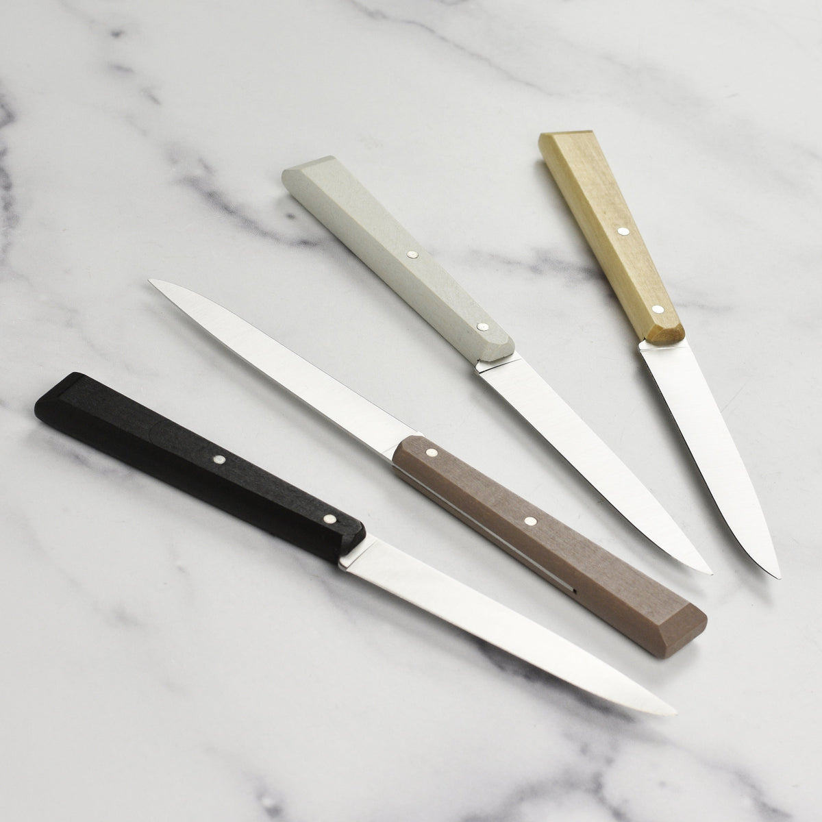 Opinel Bon Appetit 4 Piece Mineral Steak Knife Set