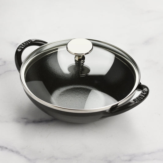Staub 6.5" Matte Black Baby Wok