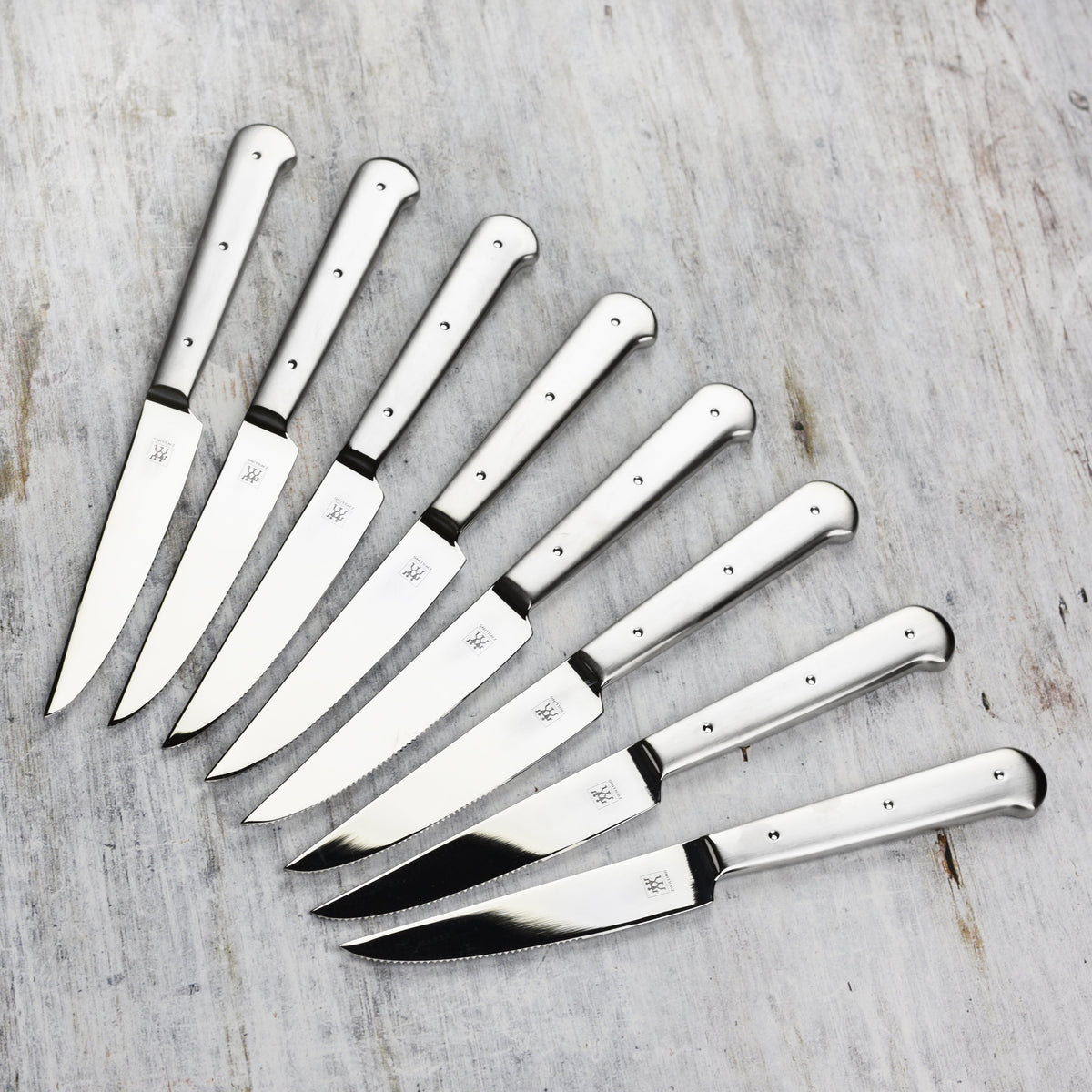 Zwilling 8 Piece Stainless Steel Porterhouse Steak Knife Set