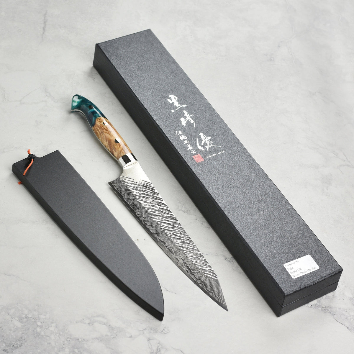Kurosaki Fujin Forged SG2 Damascus 8.25" Gyuto with Saya