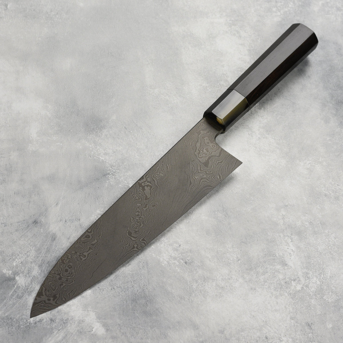 Shoichi Hashimoto Tobikumo Aogami #2 + Shirogami #2 Coreless Damascus 9.4" Gyuto