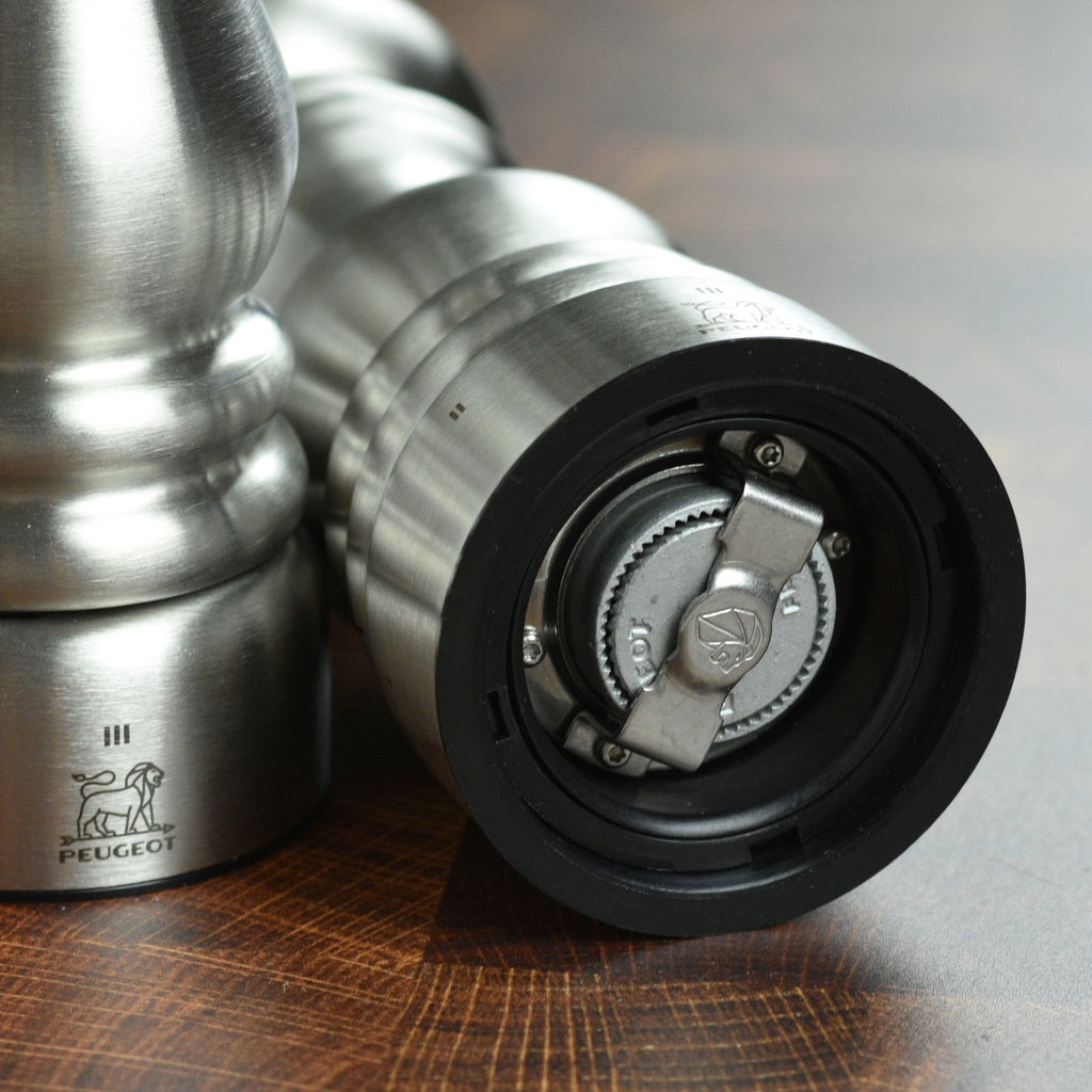 Peugeot Paris Stainless Steel 7" u'Select Salt & Pepper Mill Set