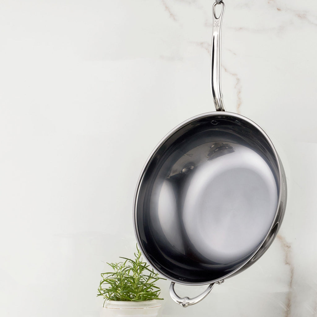 Hestan NanoBond 14" Titanium Stainless Steel Chef's Pan