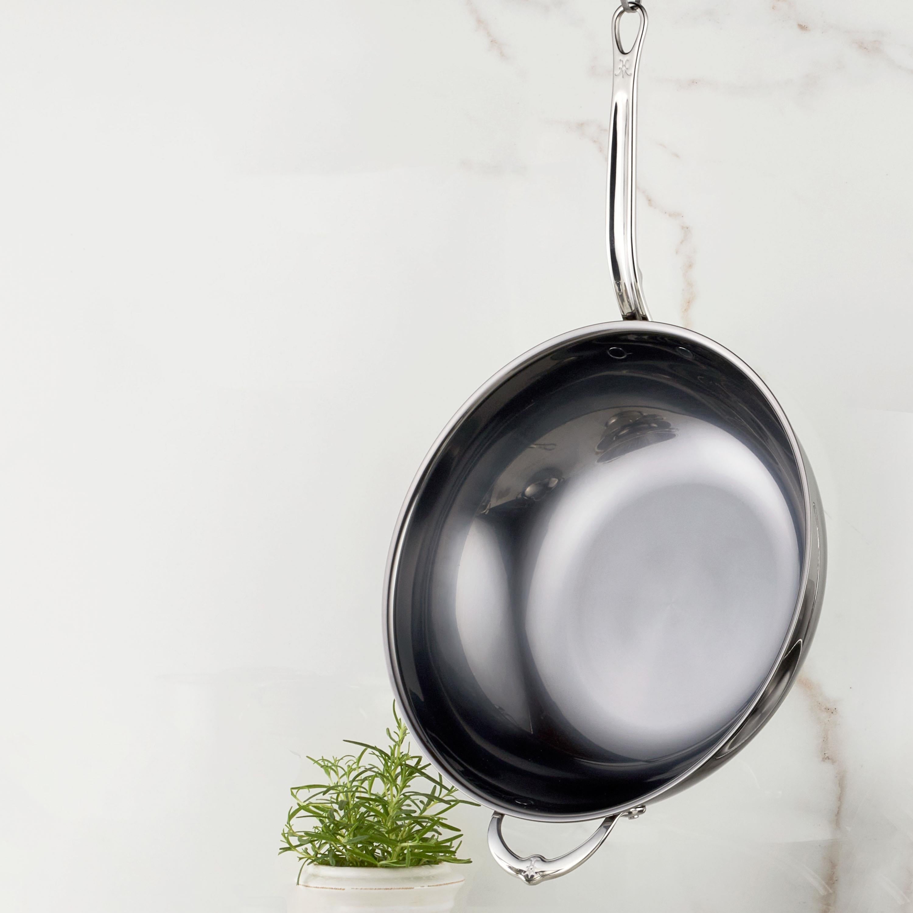 Hestan NanoBond 14" Titanium Stainless Steel Chef's Pan