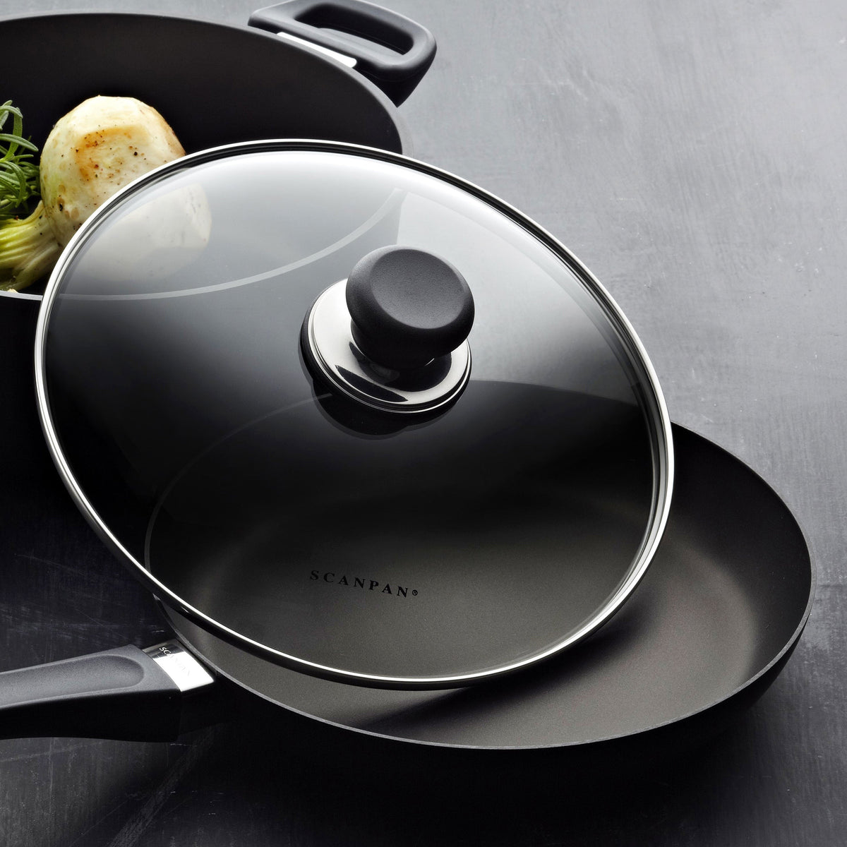 Scanpan Classic 10.25 & 12.5" Nonstick Fry Pan Set with Lids