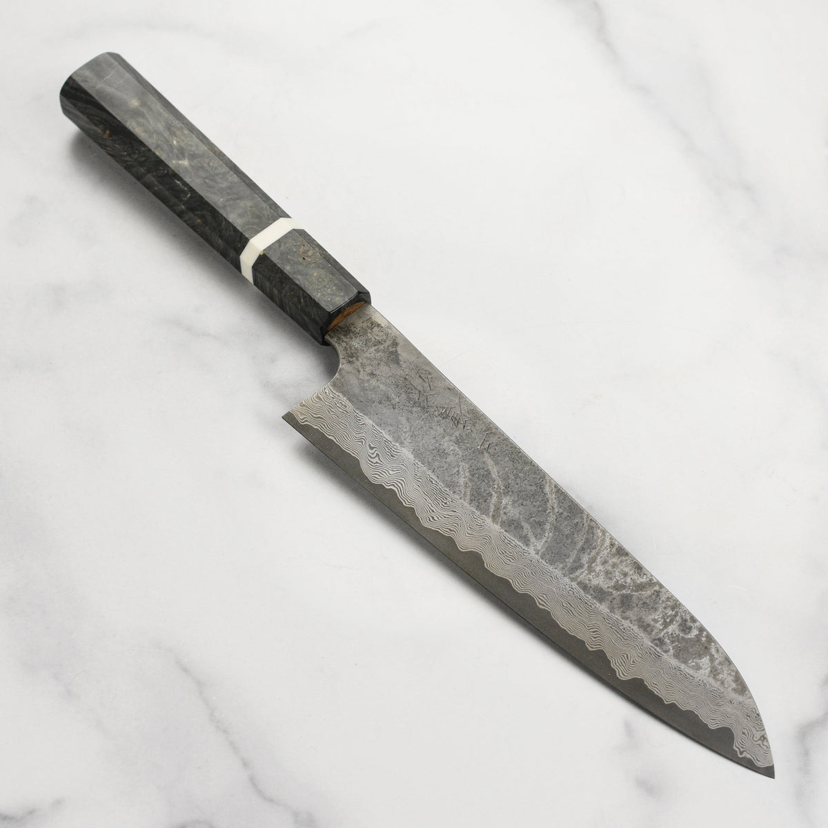 Nigara Ginsan Kurozome Damascus 8.25" Gyuto