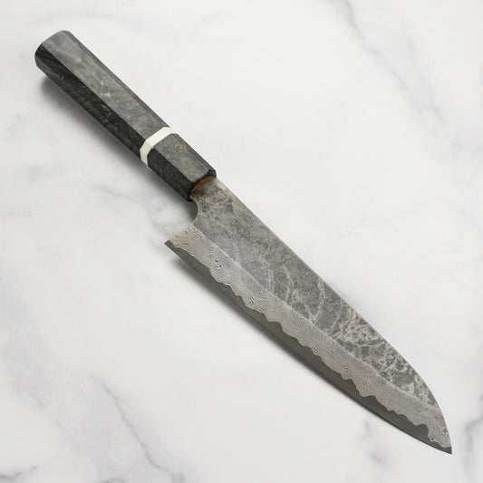 Nigara Ginsan Kurozome Damascus 8.25" Gyuto
