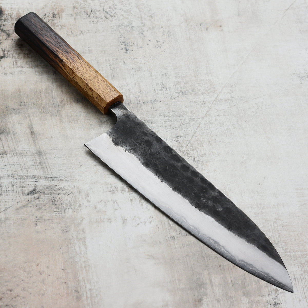 Matsubara Shirogami #1 Kurouchi Stainless Clad 9.4" Gyuto