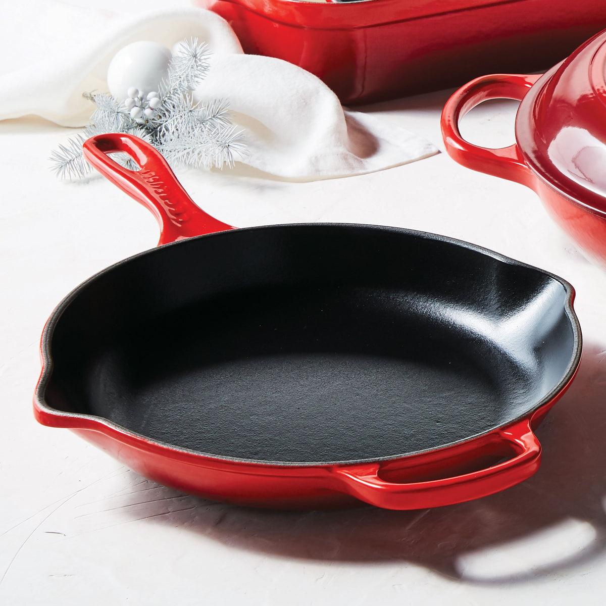 Le Creuset Signature Cast Iron 10.25" Cerise Skillet