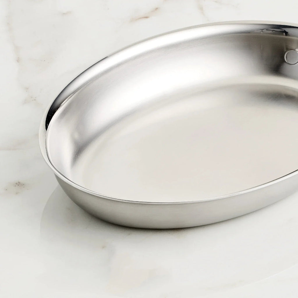 Hestan Tri-Ply Oval Fish Pan, 12.5" x 9"
