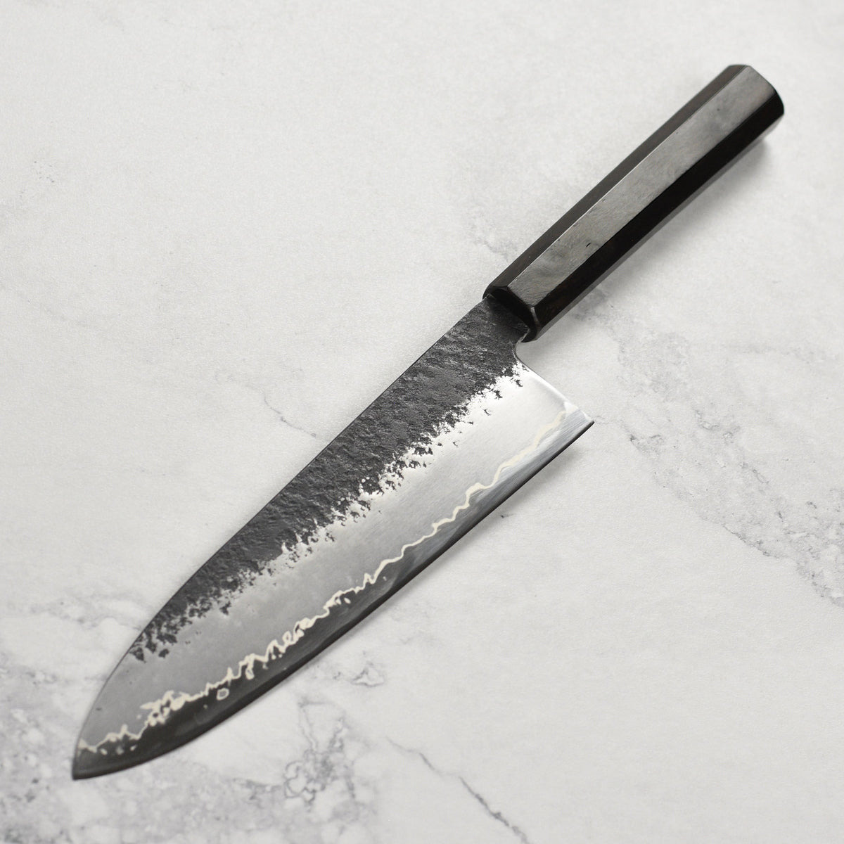 Zuma Black Forged Bunka & Chef's Knife Set with Sheaths