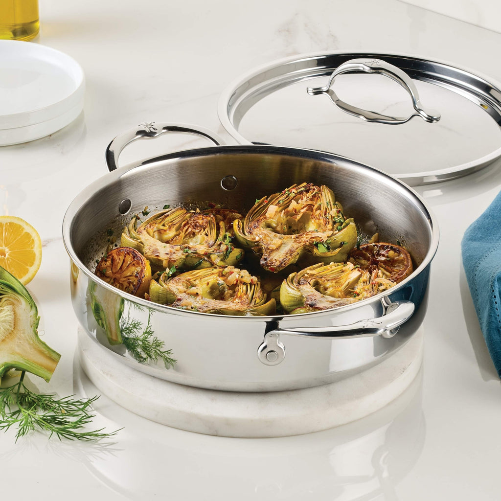 Hestan ProBond Luxe 3.5-quart Stainless Steel Sauteuse