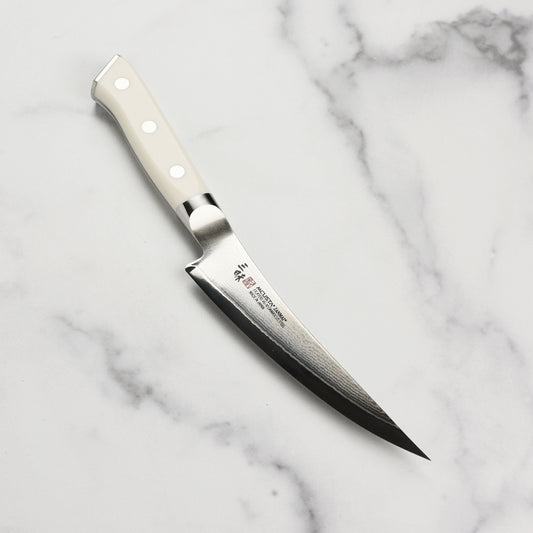 Zanmai Classic Damascus Corian 6.5" Curved Boning Knife