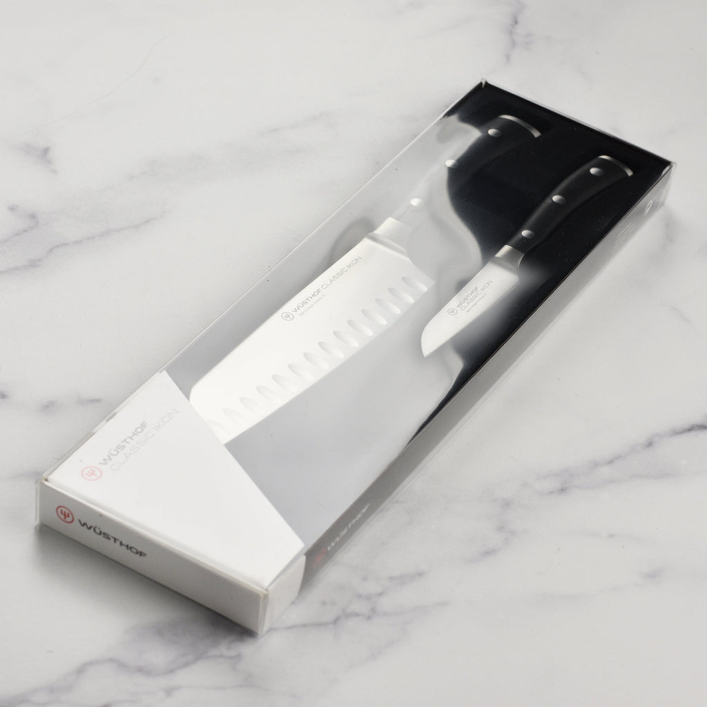 Wusthof Classic Ikon 2 Piece Asian Knife Set