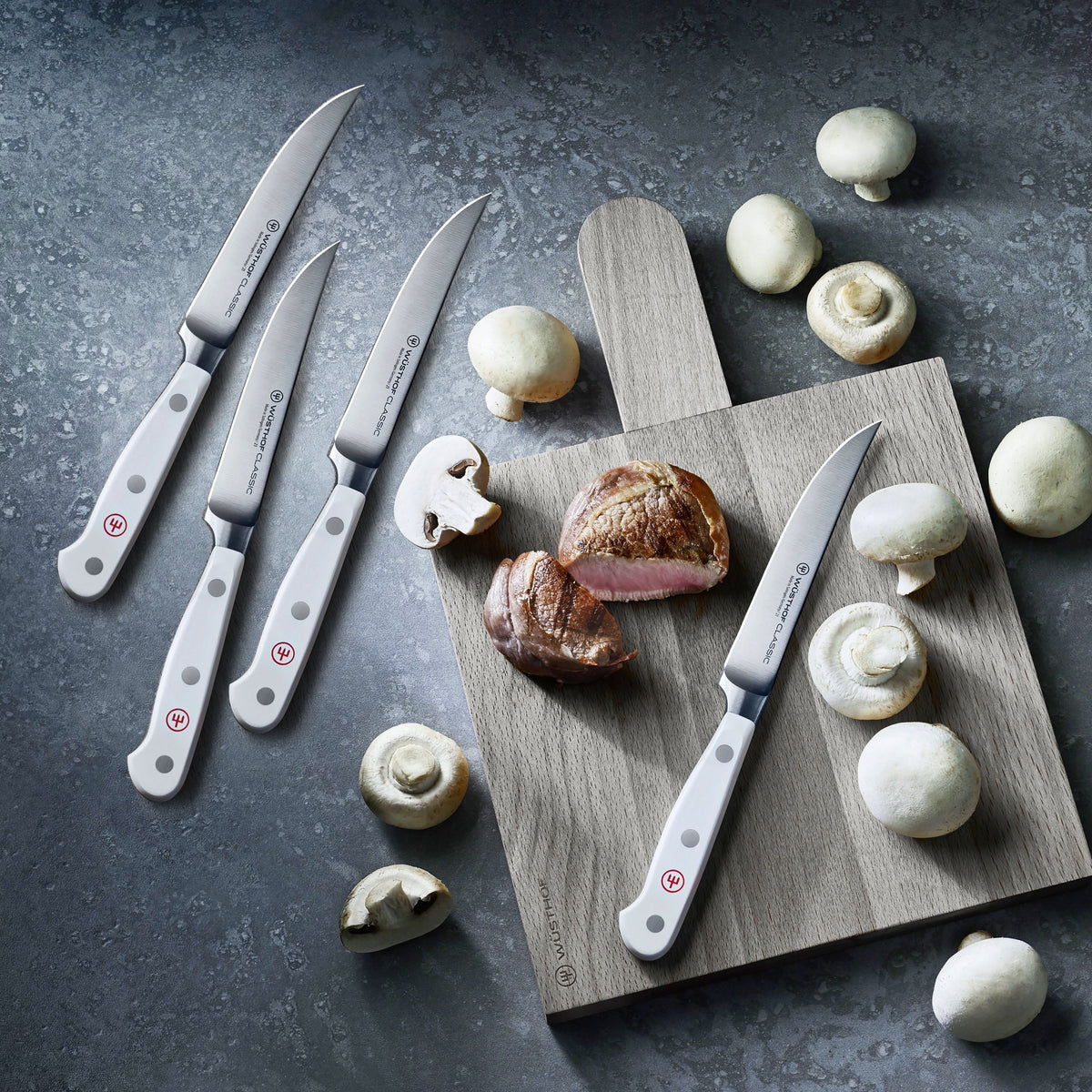 Wusthof Classic White 4 Piece Steak Knife Set