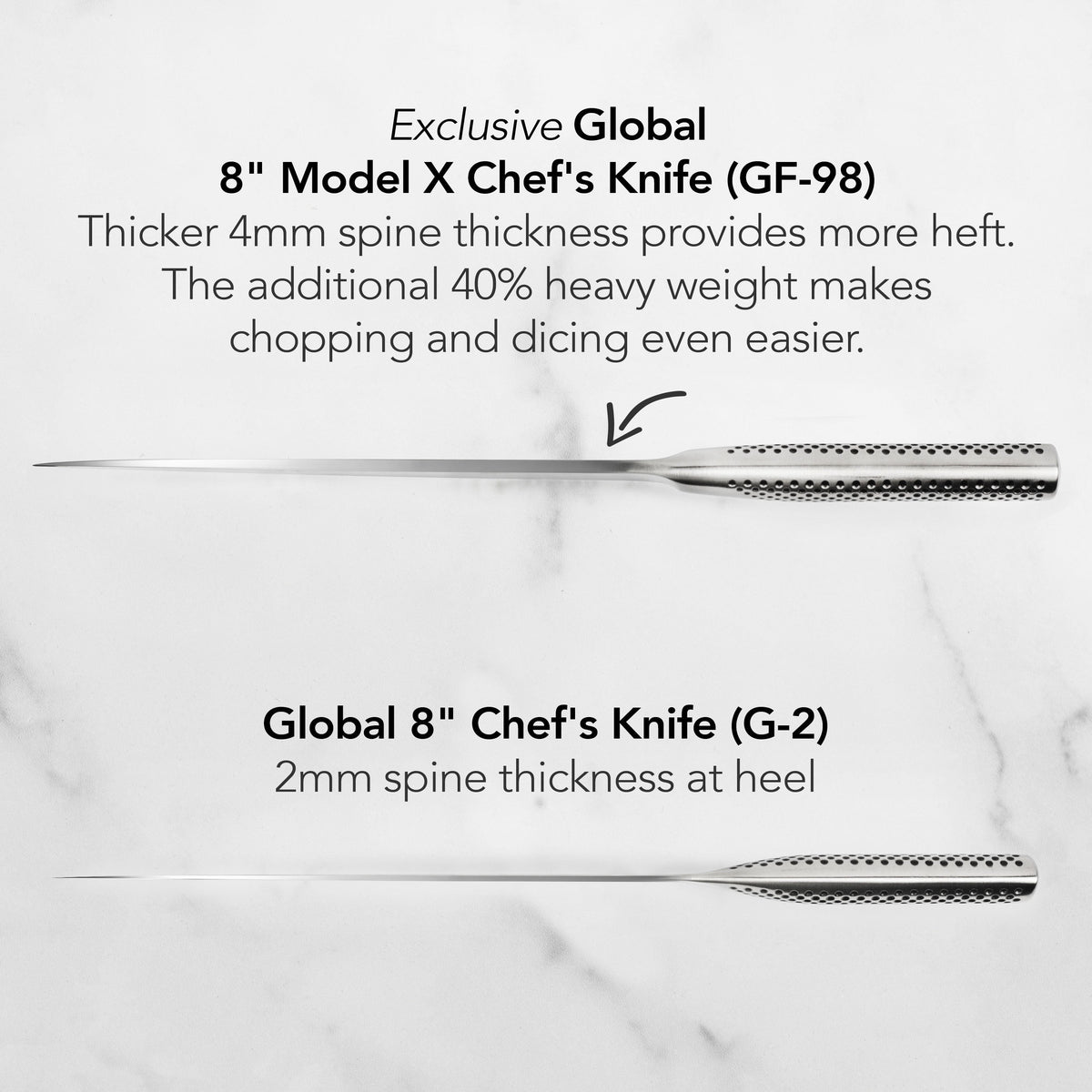 Global Model X 8" Chef's Knife