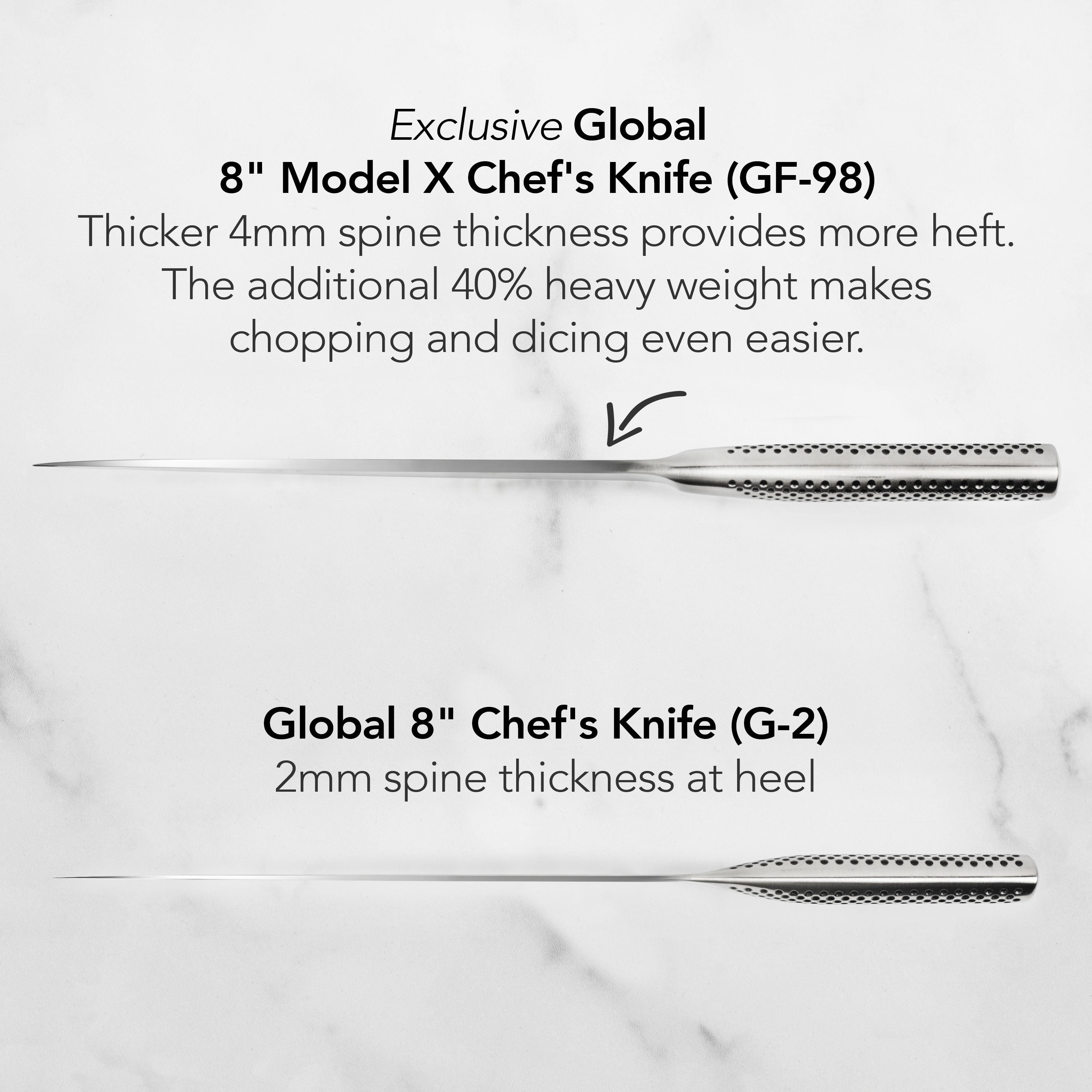 Global Model X 8" Chef's Knife
