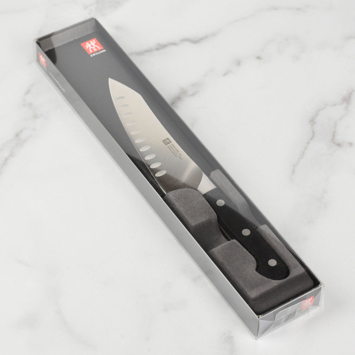 Zwilling Pro 5.5" Hollow Edge Rocking Santoku Knife