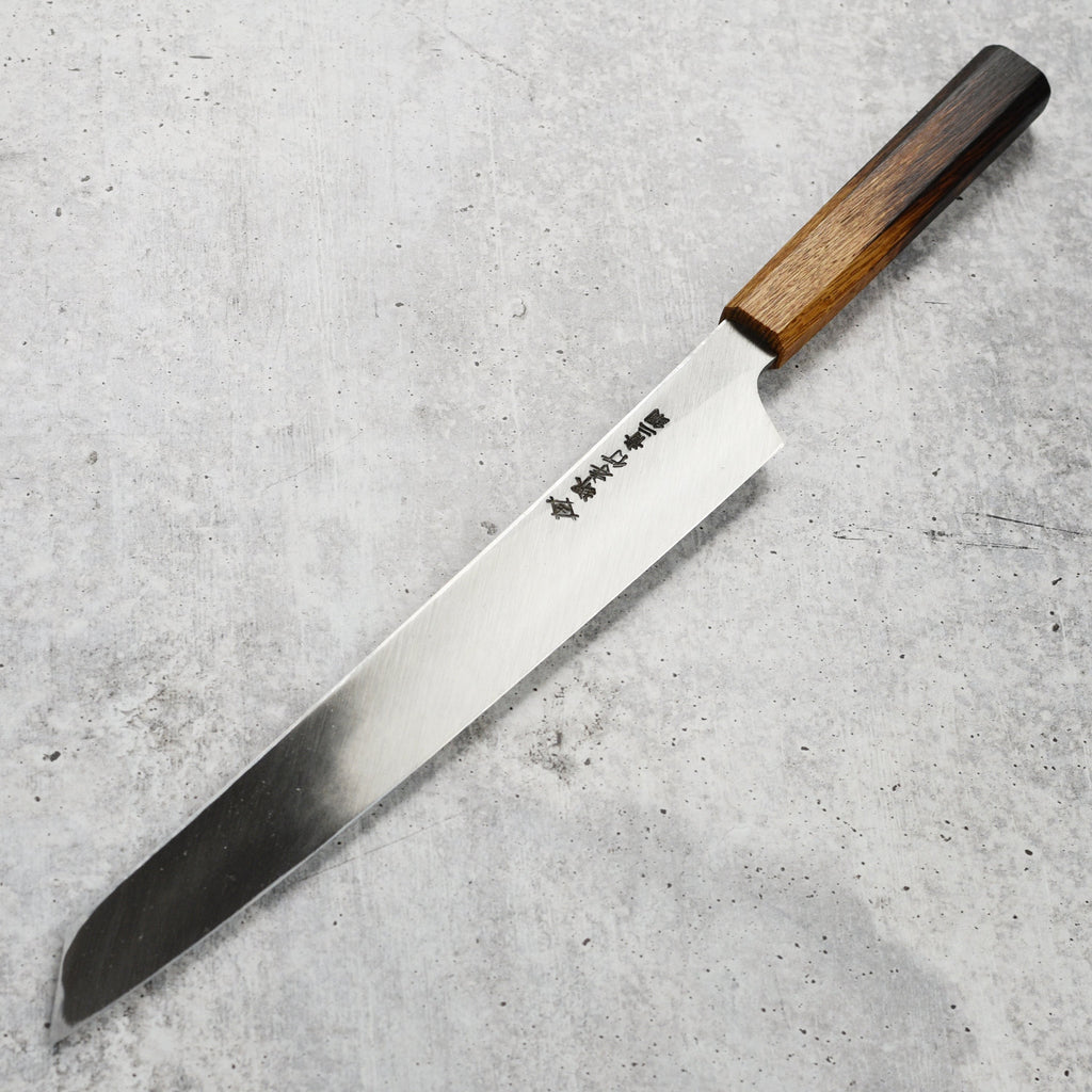 Takayuki x Itsuo Doi Homura Guren Aogami #2 Single-Bevel 11.8" Kengata Yanagiba