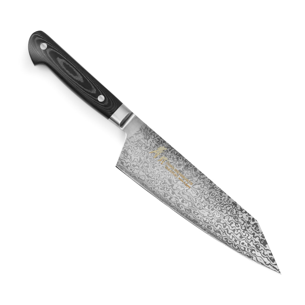 Takayuki Coreless Damascus 7.5" Kengata Gyuto
