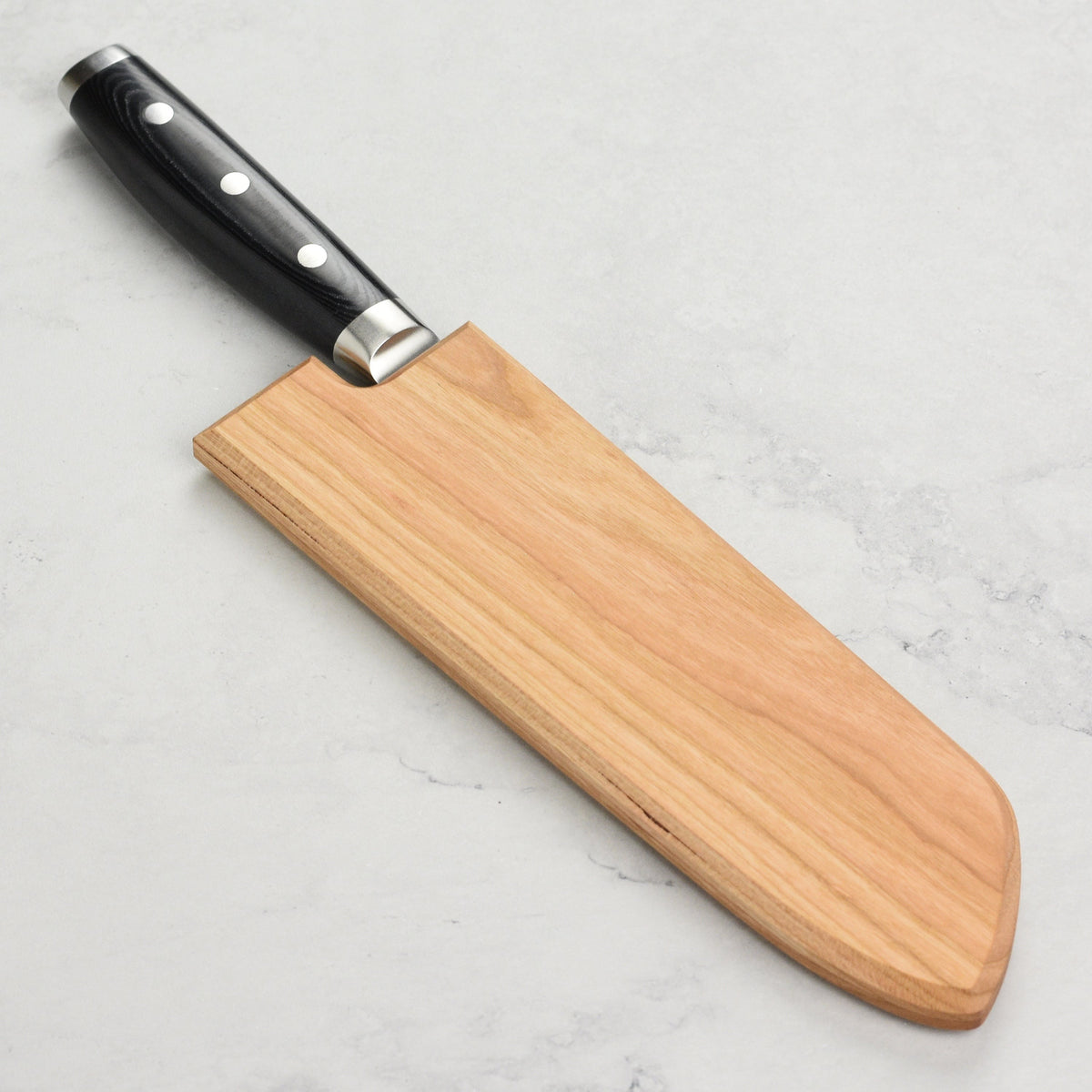 Magnetic Saya for Bunka & Santoku Knives, Cherry