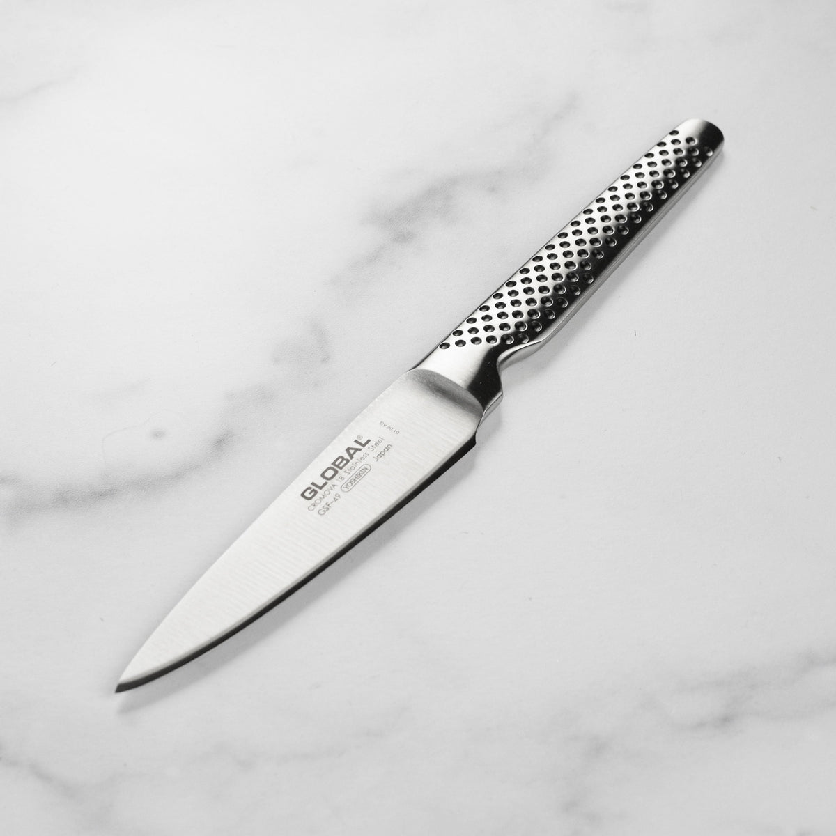 Global 4.25" Utility Knife with Solid Handle
