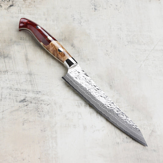 Kurosaki Shizuku Forged SG2 Damascus 5.9" Petty with Saya