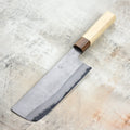 Hatono Shirogami #1 Nashiji Stainless Clad 6.7" Tall Nakiri