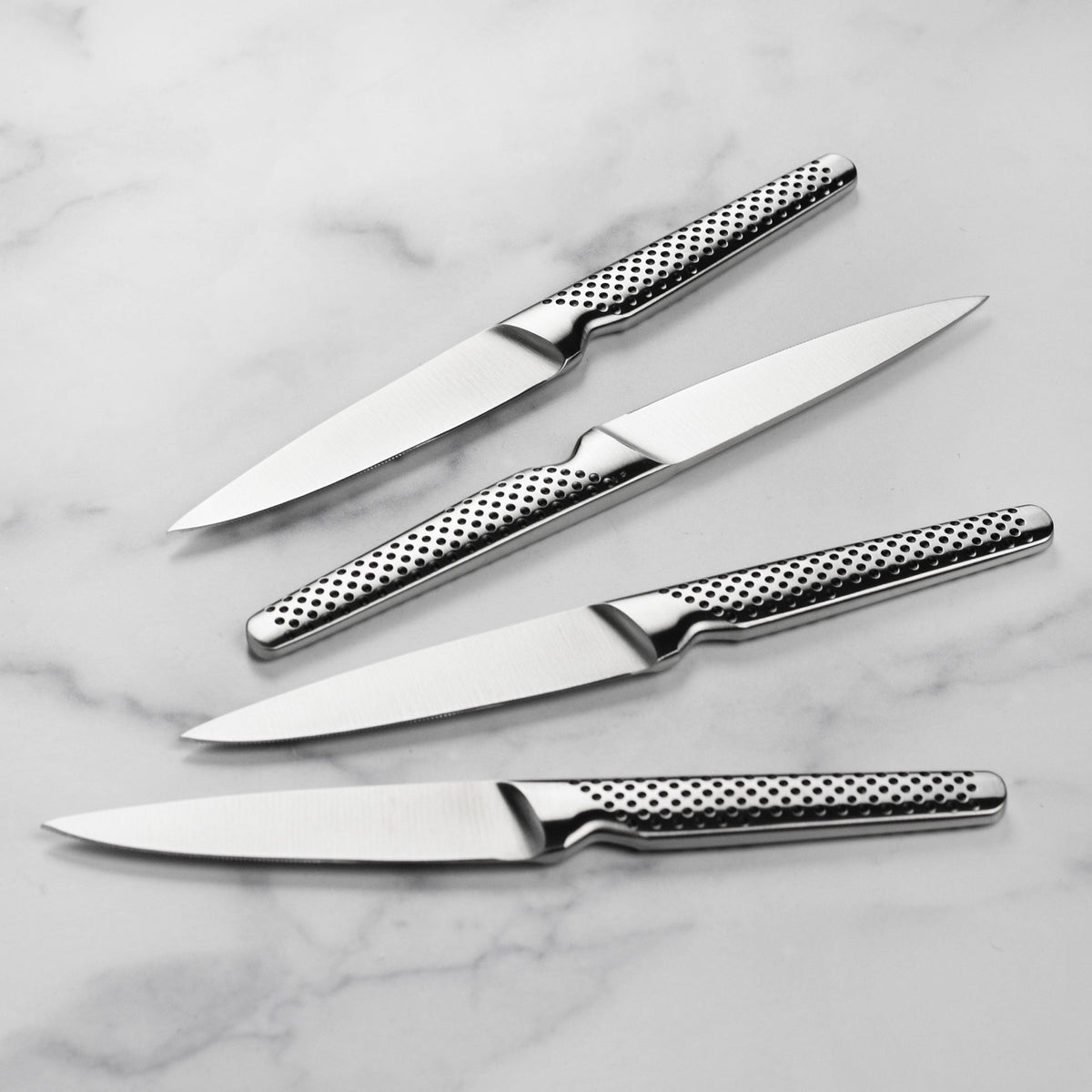Global 4 Piece Serrated Steak Knife Set