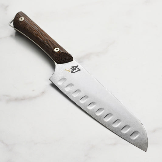 Shun Kanso 7" Hollow Edge Santoku Knife