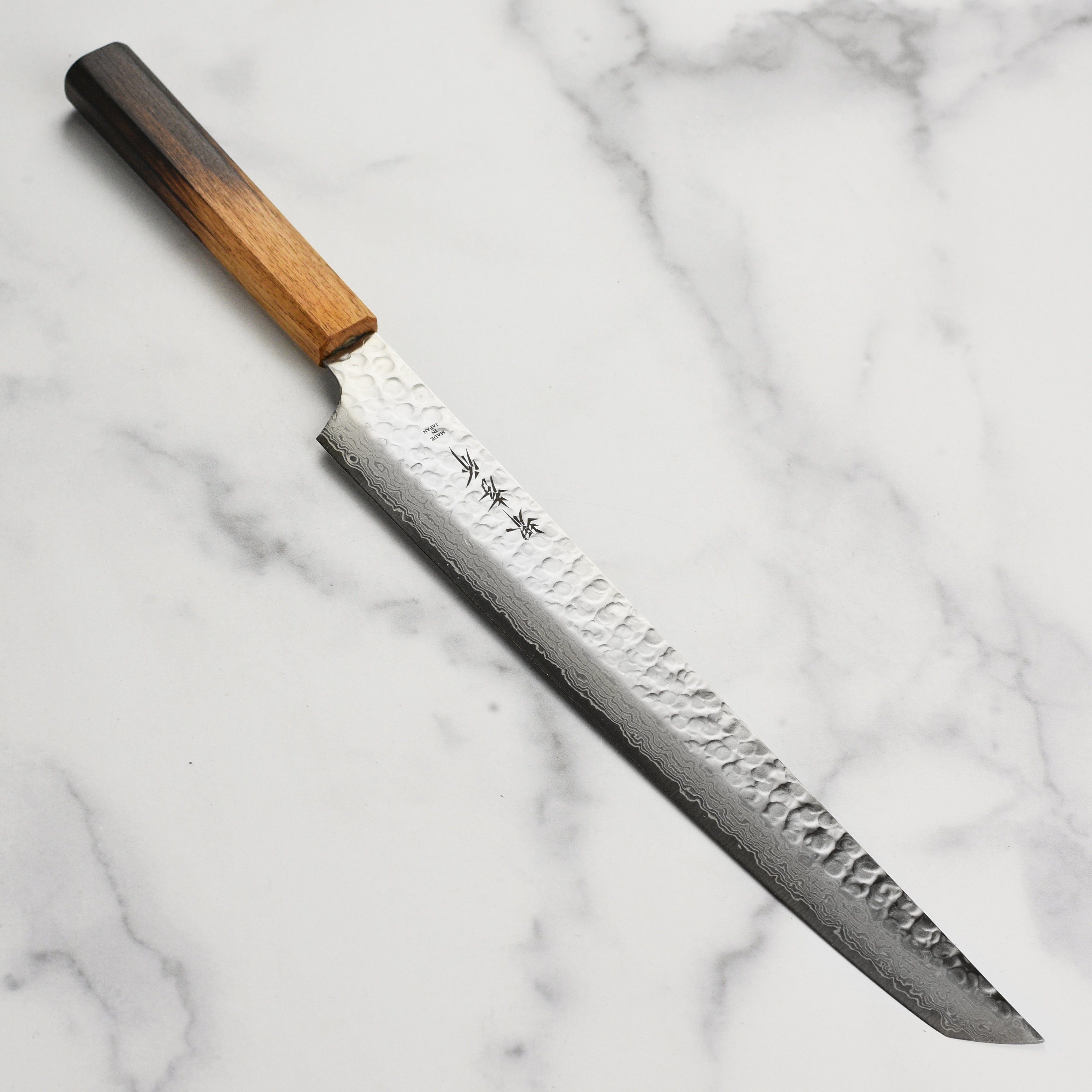 Takayuki Tsuchime Damascus Urushi 11.8" Sakimaru-Yanagiba