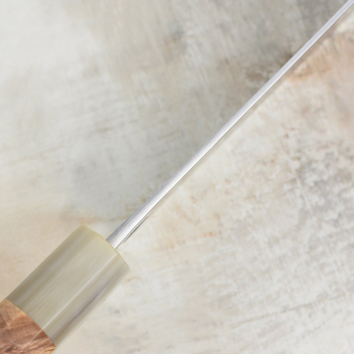 Shiro Kamo Shirogami #2 Damascus 9.4" Gyuto