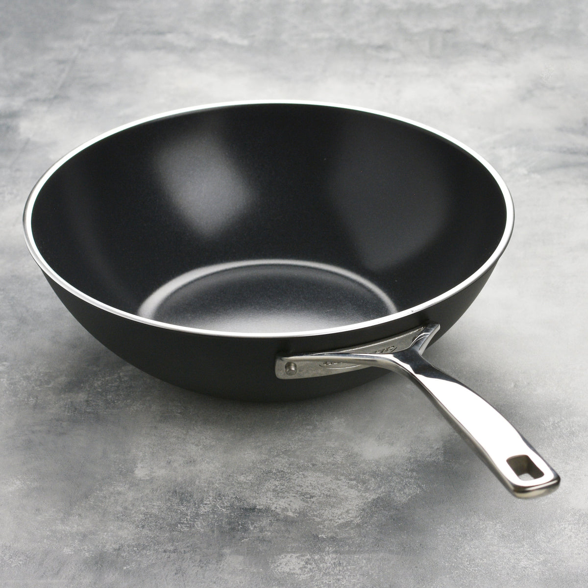 Demeyere 5-Plus 12.5" Stainless Steel Fry Pan with Glass Lid
