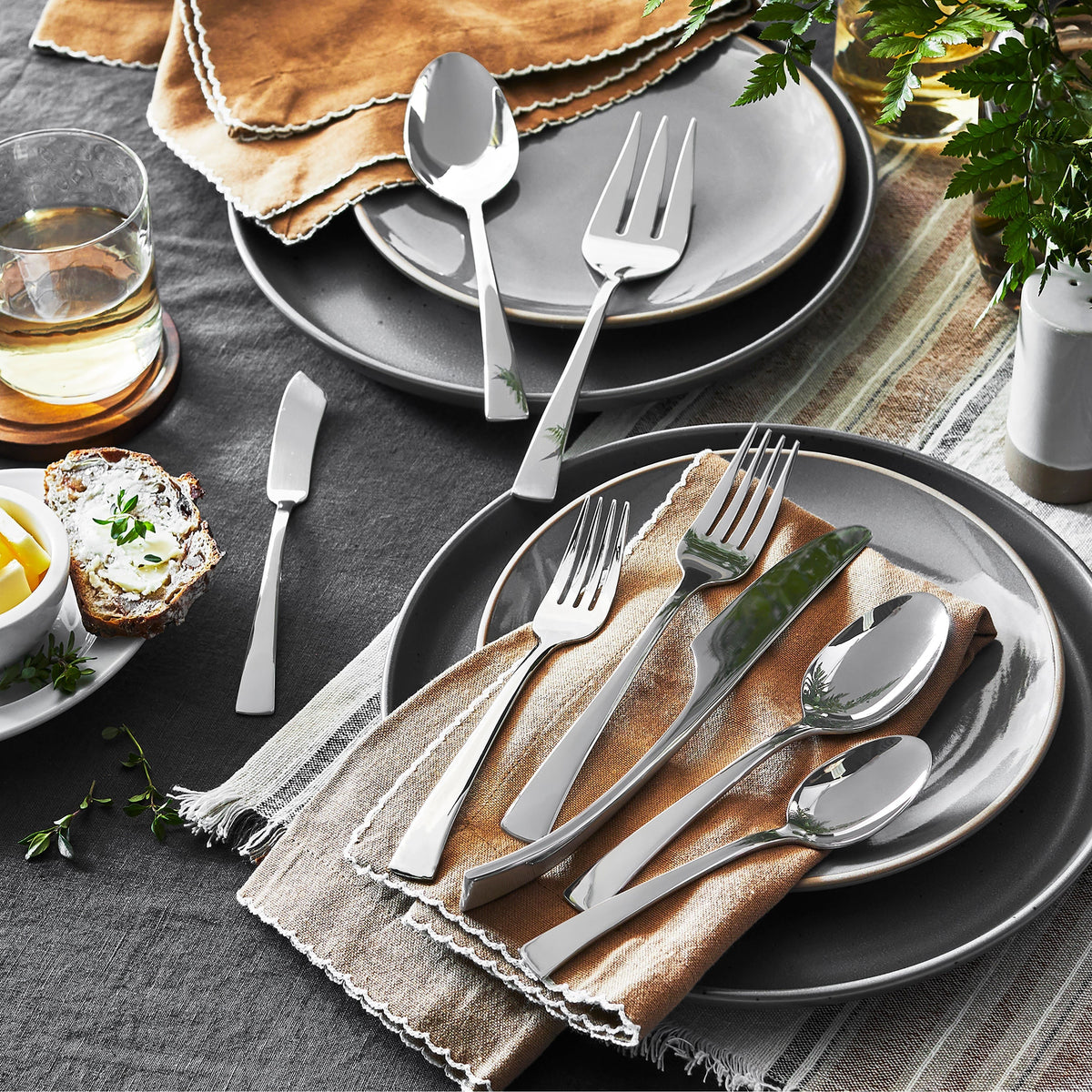Zwilling Bellasera 45 Piece Stainless Steel Flatware Set, Polished