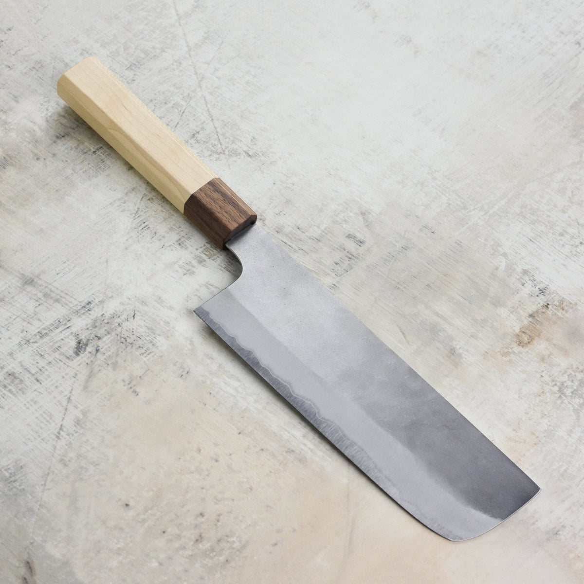 Hatono Shirogami #1 Nashiji Stainless Clad 6.7" Tall Nakiri