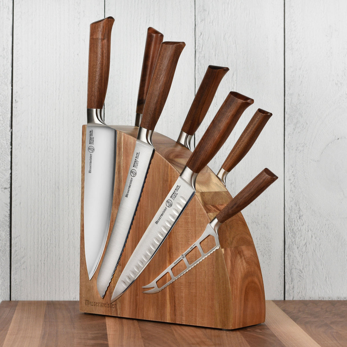 Messermeister Royale Elite 8 Piece Magnetic Knife Block Set