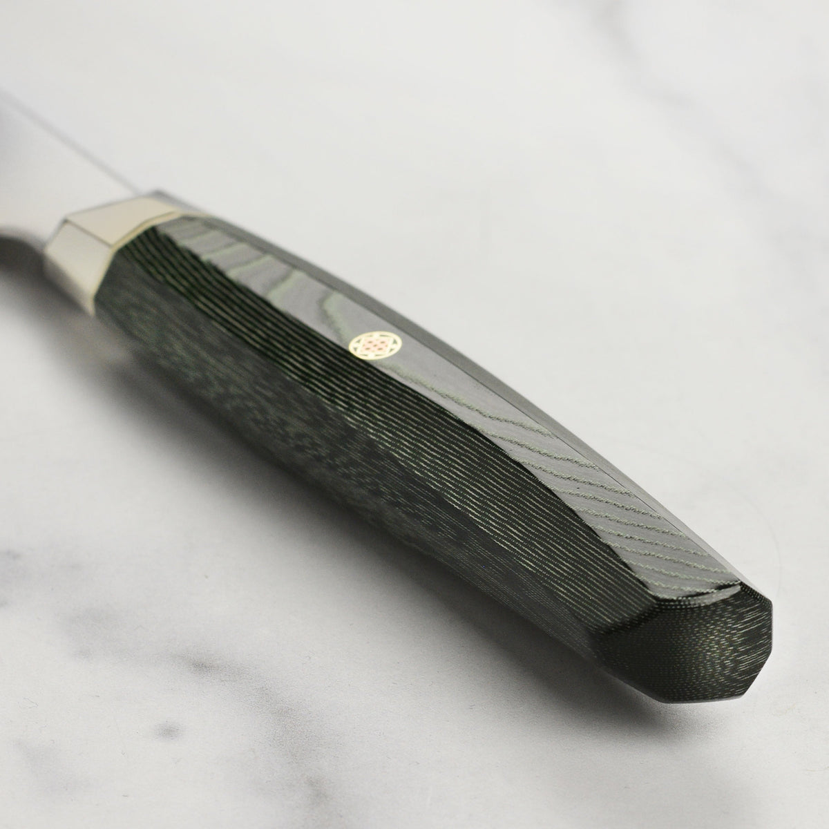 Zanmai Revolution SG2 8.25" Gyuto with Green Micarta Handle