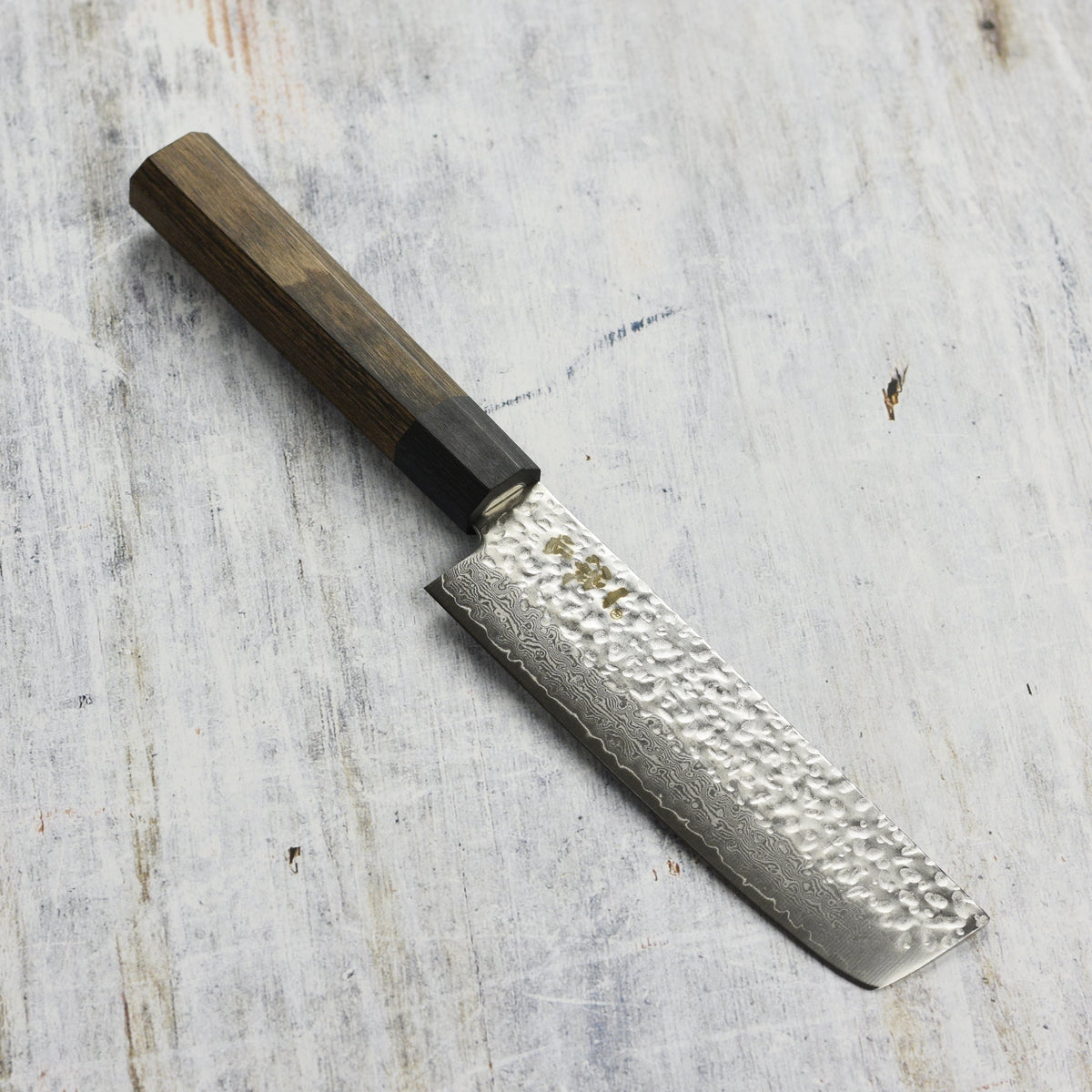 Ittetsu VG10 Hammered Damascus 5" Nakiri