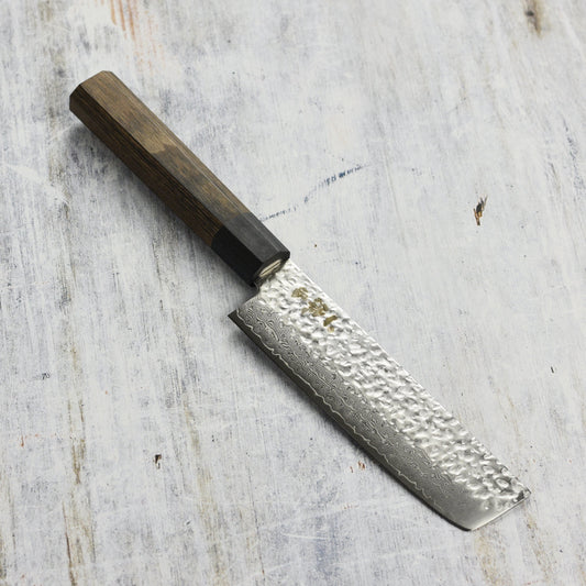 Ittetsu VG10 Hammered Damascus 5" Nakiri