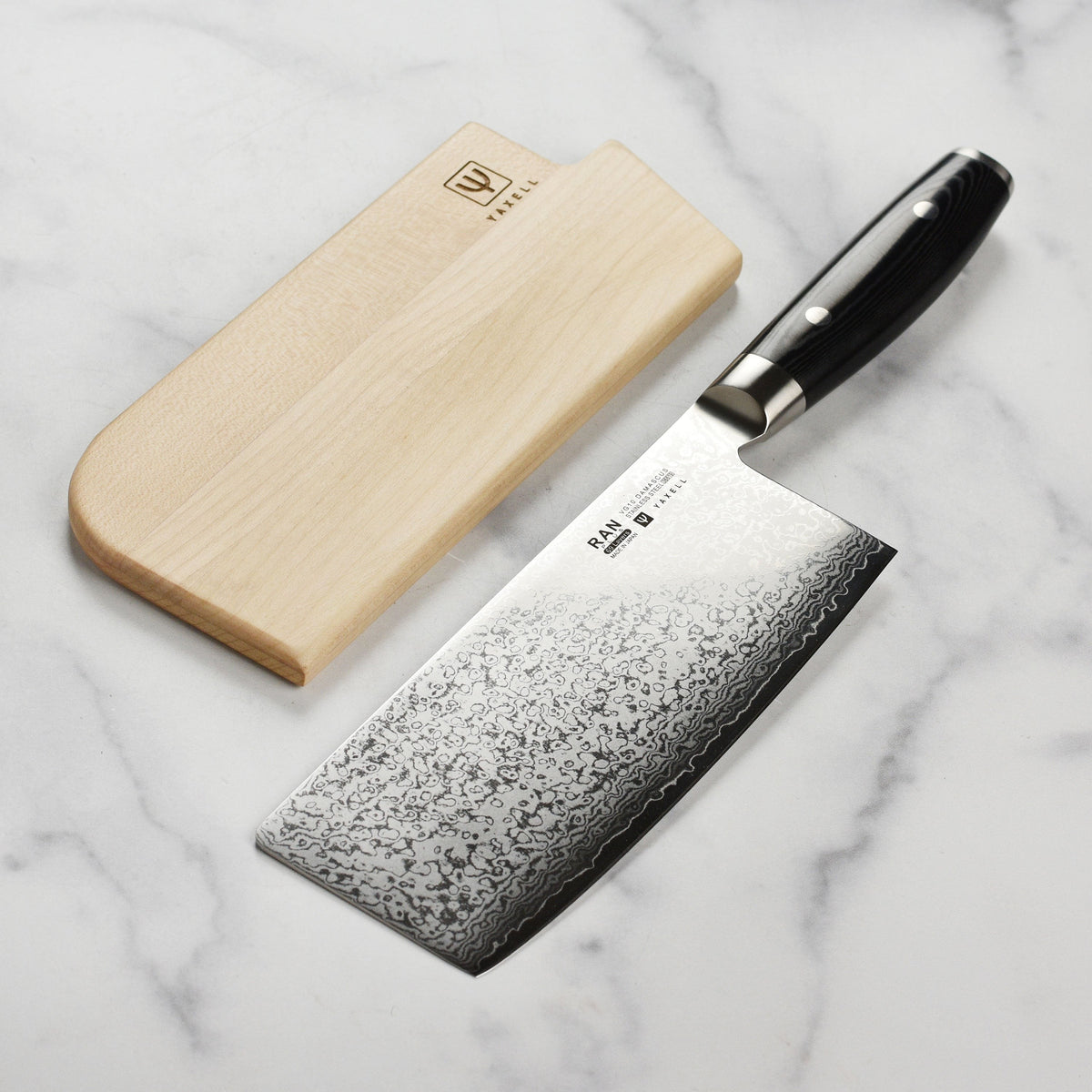 Yaxell Magnetic Wooden Sheath for 7" Chinese Chef's Knife
