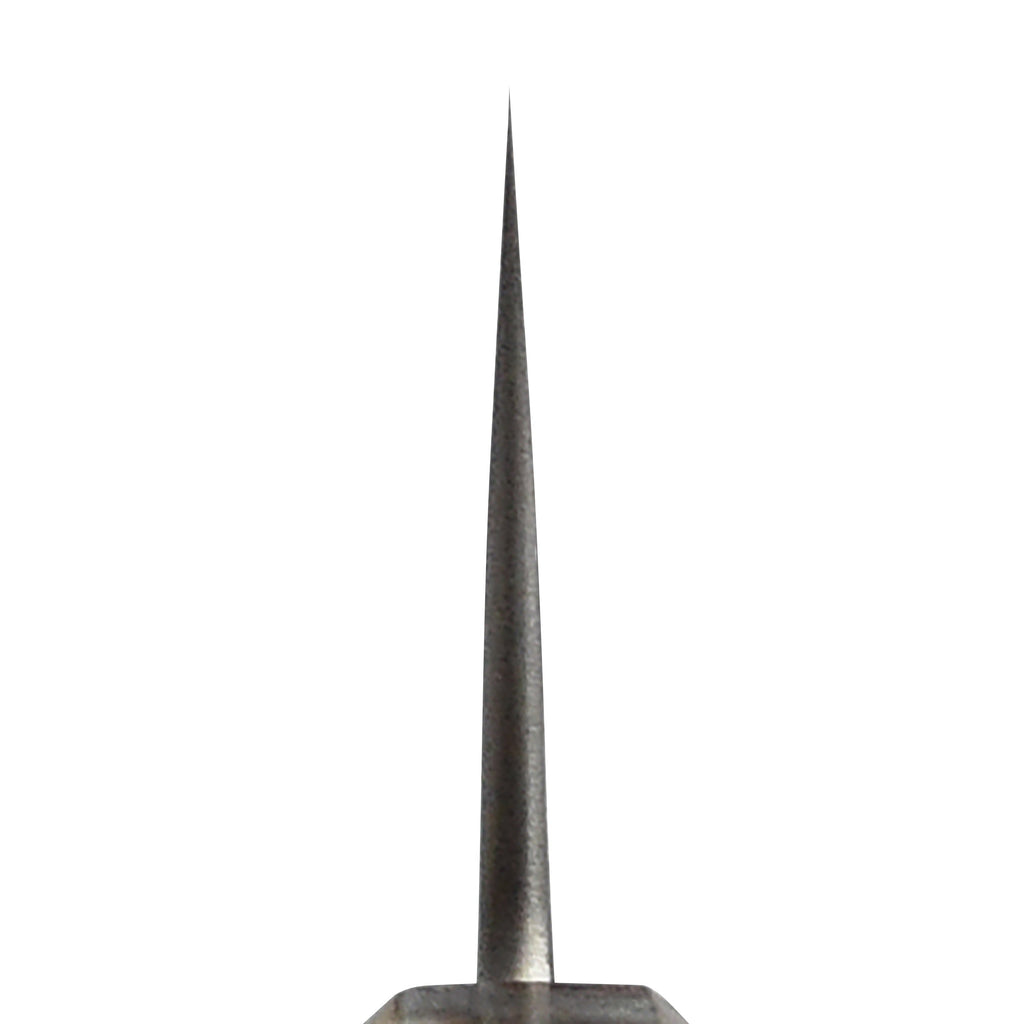 Yoshikane Shirogami #2 Kurouchi Stainless Clad 6.5" Nakiri, Stabilized Birch