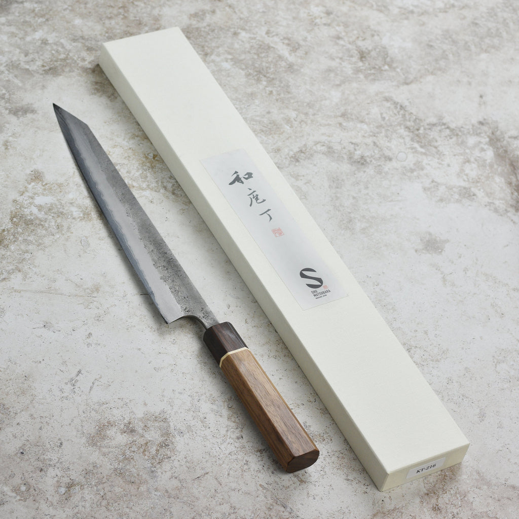 Matsubara Aogami #2 Nashiji Stainless Clad 10.6" Sujihiki
